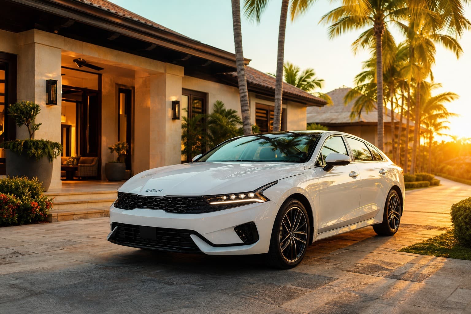 Compact standard sedan for exploring Punta Cana