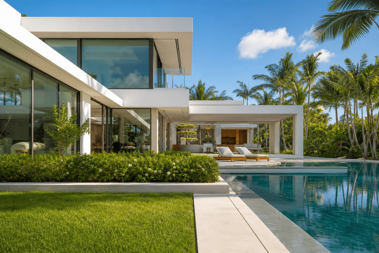 Luxury rental property overlooking the ocean