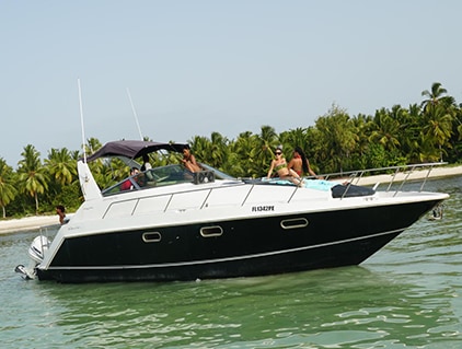 Chris Craft 40ft private yacht Bávaro Beach